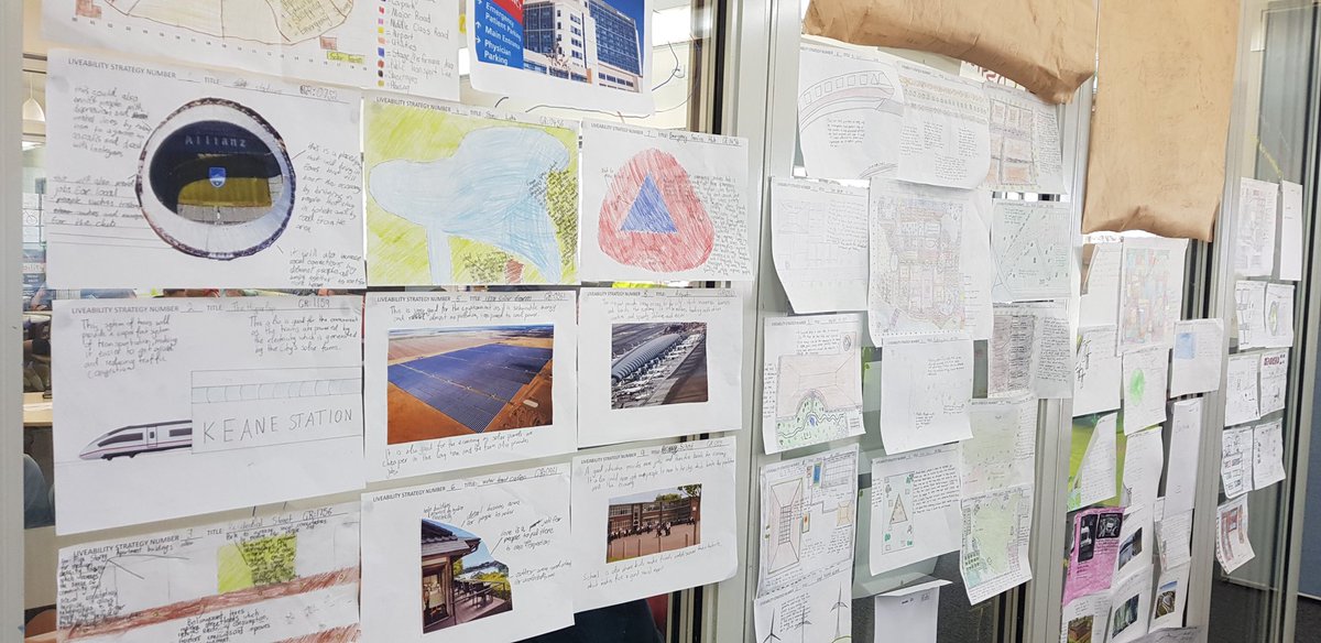 ConnecTED_MDCC's tweet photo. Yr 7 are about to launch their gallery walk for their city designs #placeandliveability https://t.co/jXwXmZlNt2