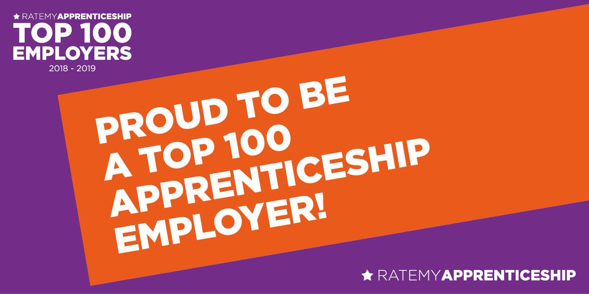 We're proud to announce that DHL are officially one of the
top 100 employers in 2018/19 for apprenticeships and work placements, according to RateMyApprenticeship.co.uk! To apply/for further info, visit dhl.co.uk/apprenticeships
or email gettalent@dhl.com #TopEmployer #Appprenticeship