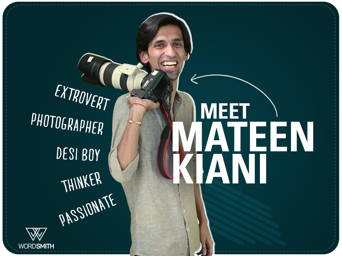 WordsmithPK's tweet photo. Meet Mateen Kiani. A film maker in disguise, he loves everything camera. Mateen works his magic in productions at Wordsmith. He dares to dream big!
#MeetTheTeam #WOWTeam #WorldOfWonder #Wordsmith #Wordsocial #WordsmithCares #AmazingIsHere #Dare2Dream #DoWhatYouLove #WOW https://t.co/inx4QSNwU9