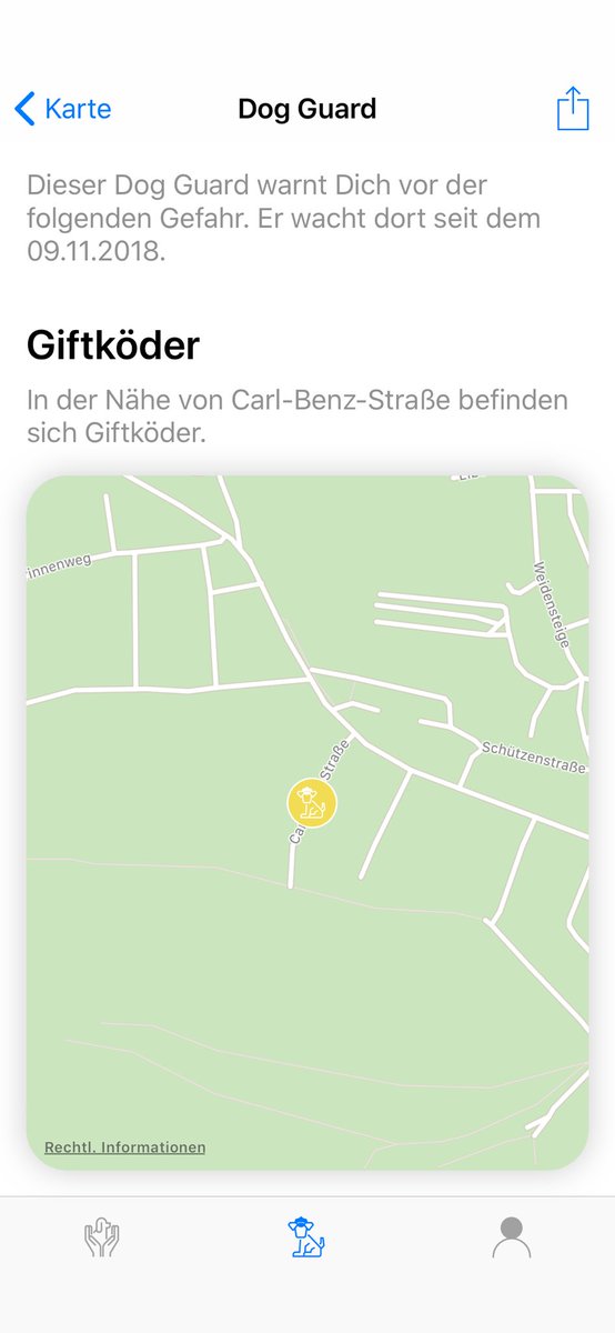 dogguardapp's tweet photo. Aus der Dog Guard App: 
https://t.co/JafXoBbMmF

Ein Dog Guard möchte dich warnen.

Giftköder - Erhöhte Aufmerksamkeit in der Nähe von Carl-Benz-Straße, Calw.

#dogguard #giftköder #giftköderalarm #giftköderschutz #giftköderwarnung #hund #hunde #haustier #dog #dogs https://t.co/xy8CLCNZ8o