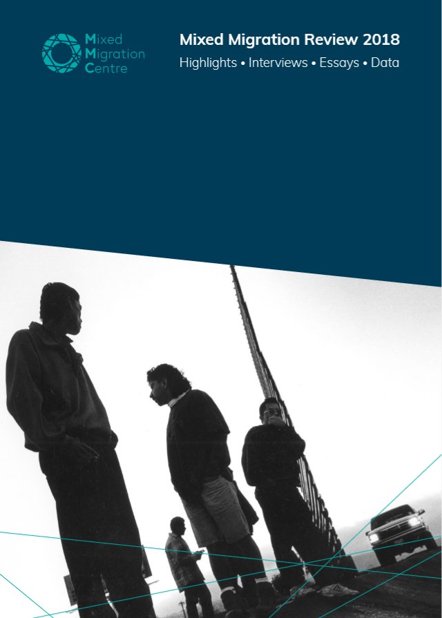 _gesanchez's tweet photo. The #MMR2018 is out! Read the amazing work of @Mixed_Migration, interviews with migration experts from around the world (including the much needed views of smuggling facilitators themselves) and our @migrpolcentre work on smuggling! Thanks for the invite!https://t.co/tUttS9qmoB https://t.co/DfgxSWu2v5