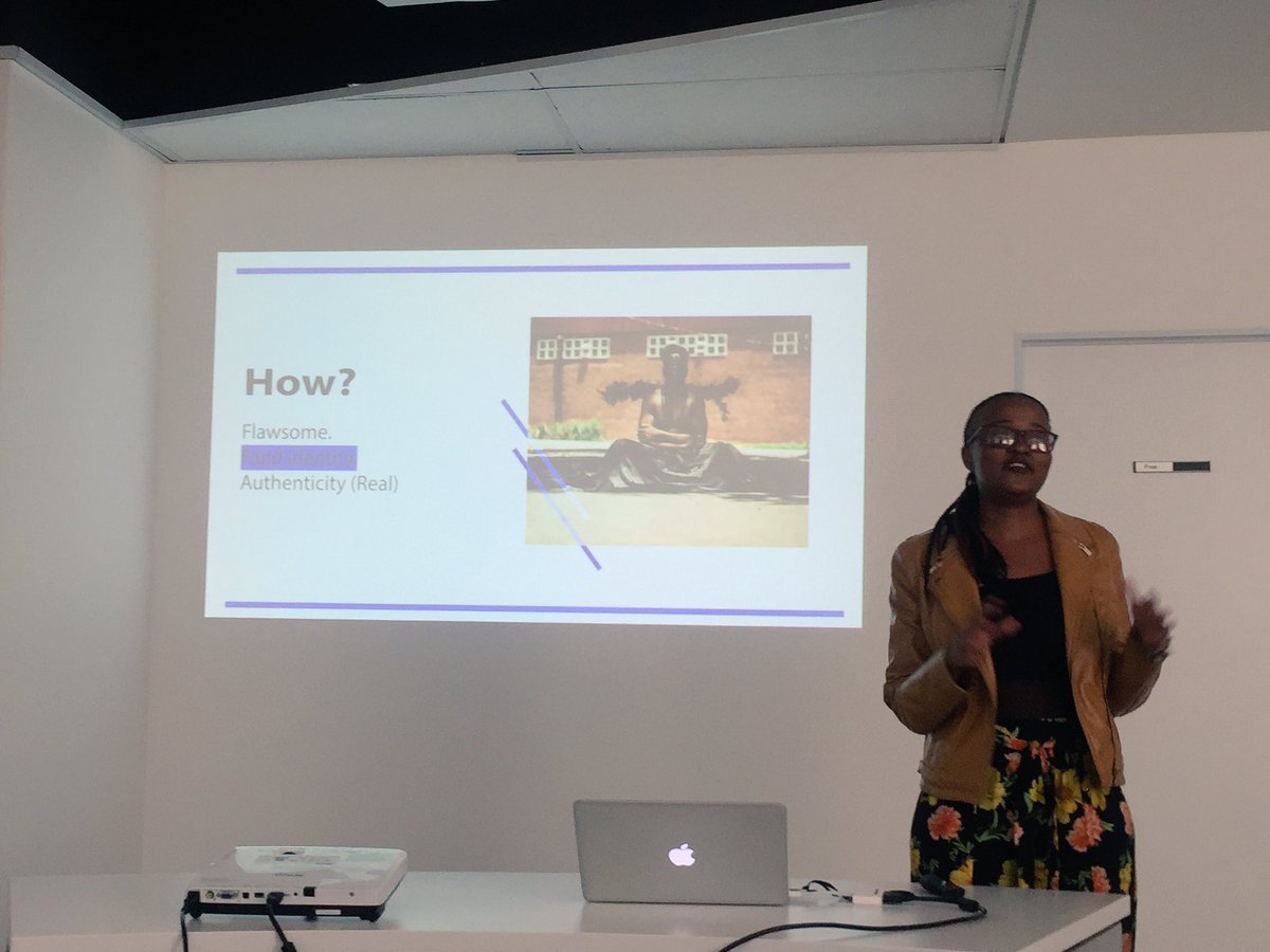 claire_thatsme's tweet photo. This morning the @cerebra interns from Umuzi are giving us insight into the challenges faced with being a young black creative (eg. convincing your parents that one can have a career as a creative) so insightful, so impactful ❤️ #CerebraLearning https://t.co/mHxLrVZeBg