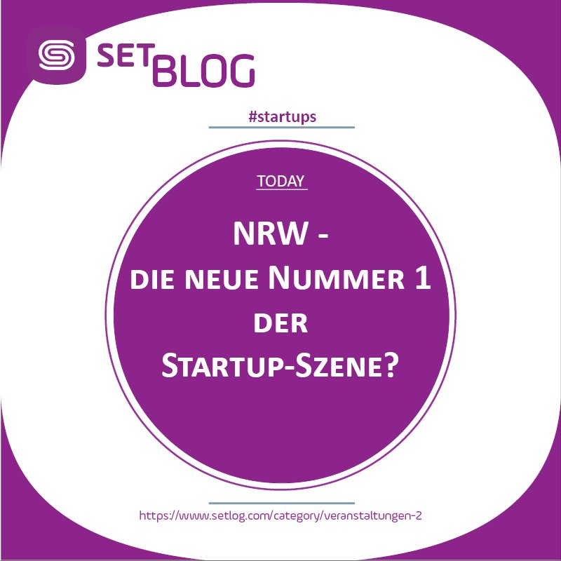 SetlogGmbH's tweet photo. Der Countdown zum Wochenende läuft! Bis es soweit ist, könnt ihr euch die Zeit ja zum Beispiel mit Lesen vertreiben 🧐 Diesmal wollen wir wissen: Befindet sich #NRW auf der Überholspur in der Startup-Szene? 🤔 Finden wir es heraus 👉 https://t.co/Qie2y8F56G #HowToSetlog #startups https://t.co/b794t50lc1