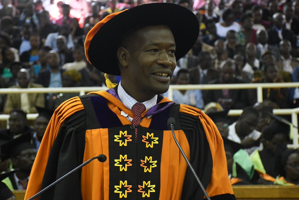 ManagementUNI's tweet photo. The Vice Chancellor Dr. Letting addressing KIM's graduating class of 2018 #KIMgraduation2018 @KIMKenya #KaribuMUA https://t.co/kKNCkf5pdC