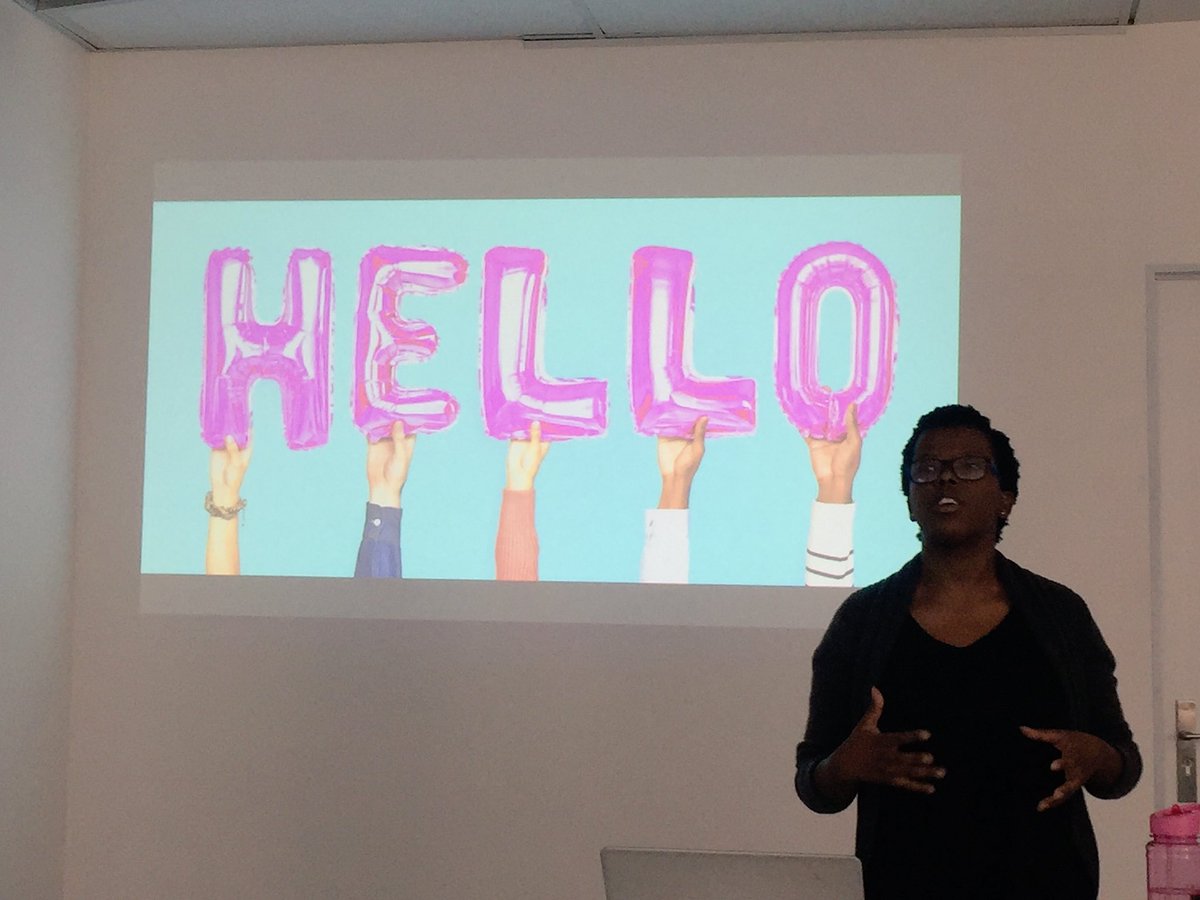 claire_thatsme's tweet photo. The most important word you’ll ever use. @khumotherapy 

Acknowledge people, see them, greet them, bridge the gap. 

#CerebraLearning https://t.co/m9dHZN3jZ1