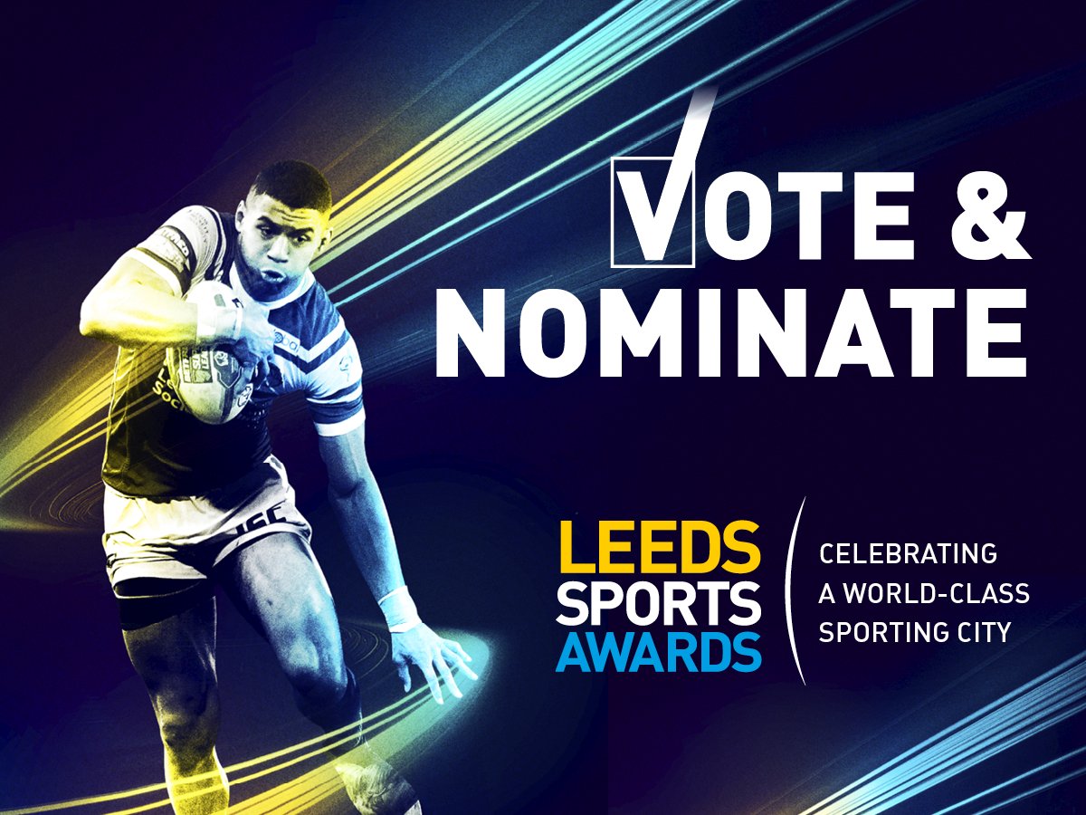 Do you know someone in the Leeds sports industry that is pretty awesome and you just think yep, they deserve an award ?

Why not nominate them for one of our categories?!

All you have to do is complete a quick form: bit.ly/2P7DGHm