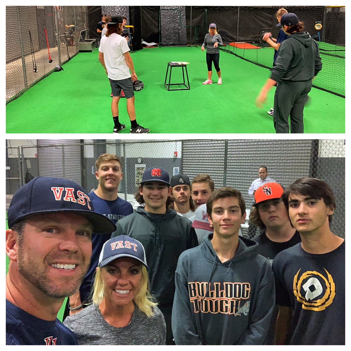 VAST_ATHLETICS's tweet photo. Gr8 1st night of VIP w/ these fabulous fellas! See U & the rest of the guys on Monday! #trevin @pottermichael19 @VoelkerZach @Lefty_Lyfestyle #sutter #jake #austin #baseball #training ❤️⚾️💙 https://t.co/DjZ2vvJjhJ