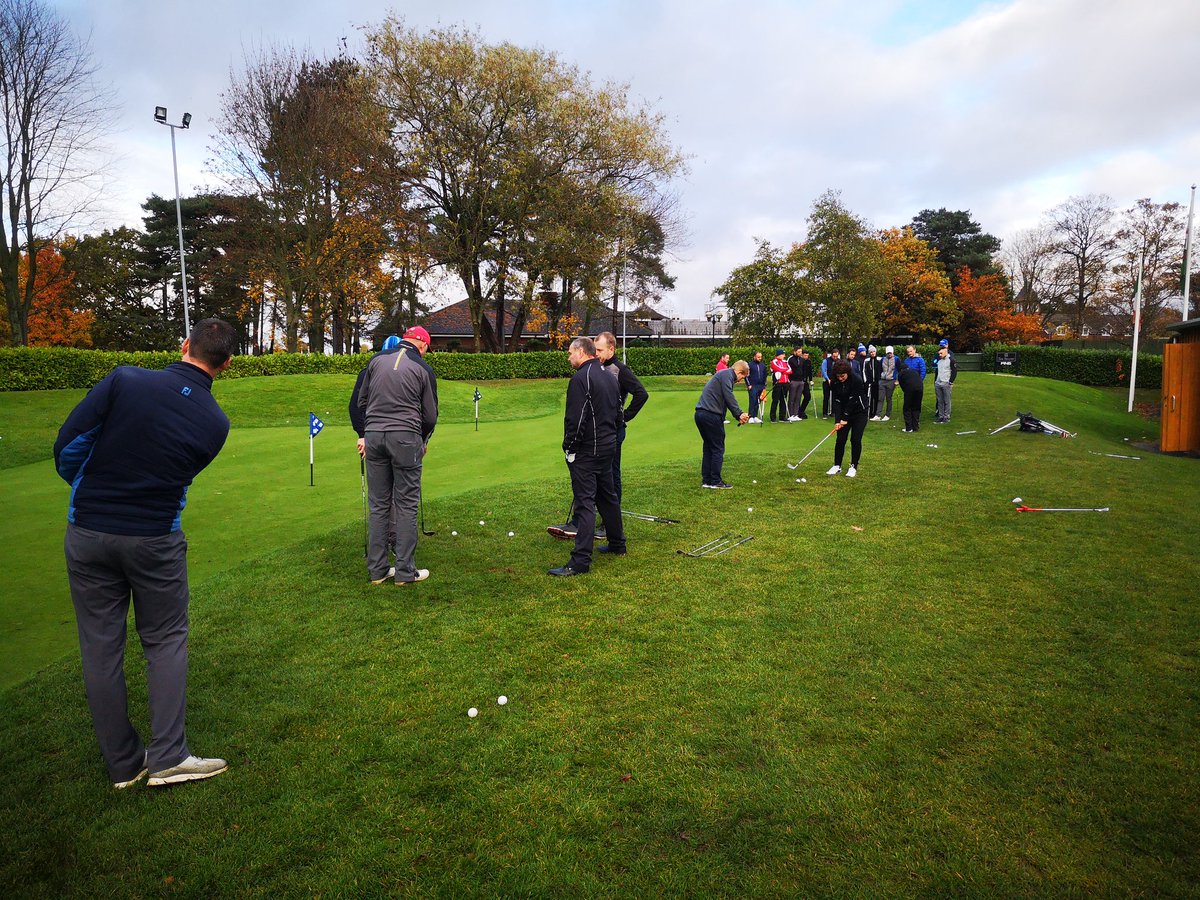 GRF_Golf's tweet photo. Thanks @NoelRousseau @GolfGordon for a fun day of learning on 'Working with the yips' @PGAMemberEd course. Great group of people with open discussion, great information and an afternoon of practical application. #ZENGolfMechanics #FlowMotion #MindBodyMotion https://t.co/oE7ynmpYBg