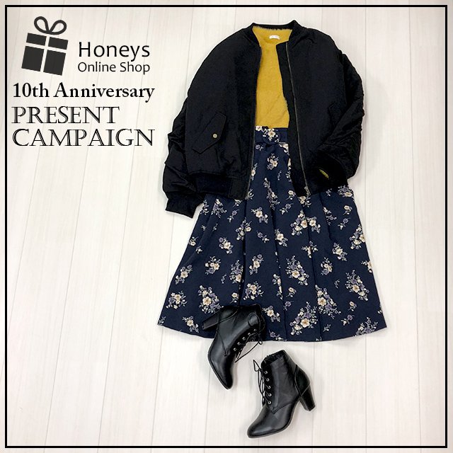 echoneys's tweet photo. オンラインショップ10周年記念
コーデまるごとプレゼントキャンペーン!
＼コーデ第2弾／
@echoneysをフォロー&amp;このツイートをRTするだけ!
1日2コーデ×5日間
抽選で１コーデにつき１名 計10名様にプレゼント♡

詳細はコチラ https://t.co/0WiGu4BXxp
#Honeysオンライン10周年 #フォローRTキャンペーン https://t.co/g40tJBlzIr