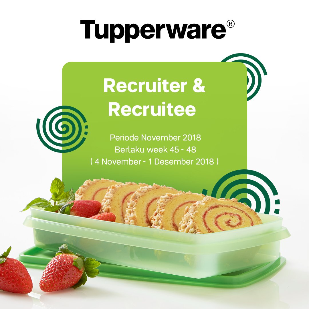 tupperwareID's tweet photo. Bagi kamu yang merekrut dan direkrut di bulan November ini, Deli Keeper sudah disiapkan untuk hadiah. Yuk cari tau infonya dengan klik https://t.co/KtQGDQLvZw #LifeWithTupperware https://t.co/S9w6TCw5RJ