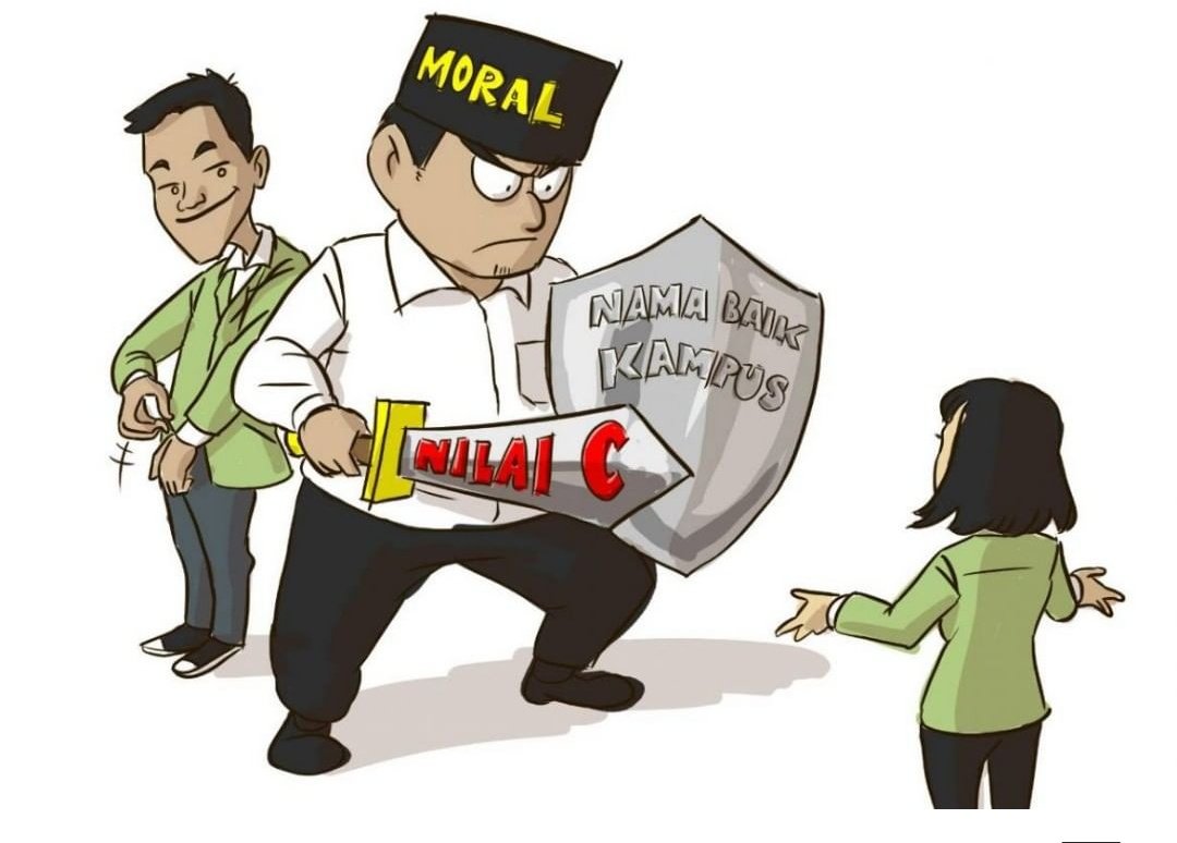 Diperkosa ketika KKN, Agni terus berusaha menagih hak dan keadilan  kepada pihak UGM. Sementara pelaku melenggang menuju kelulusan. 
balairungpress.com/2018/11/nalar-…

#UGMDaruratKekerasanSeksual