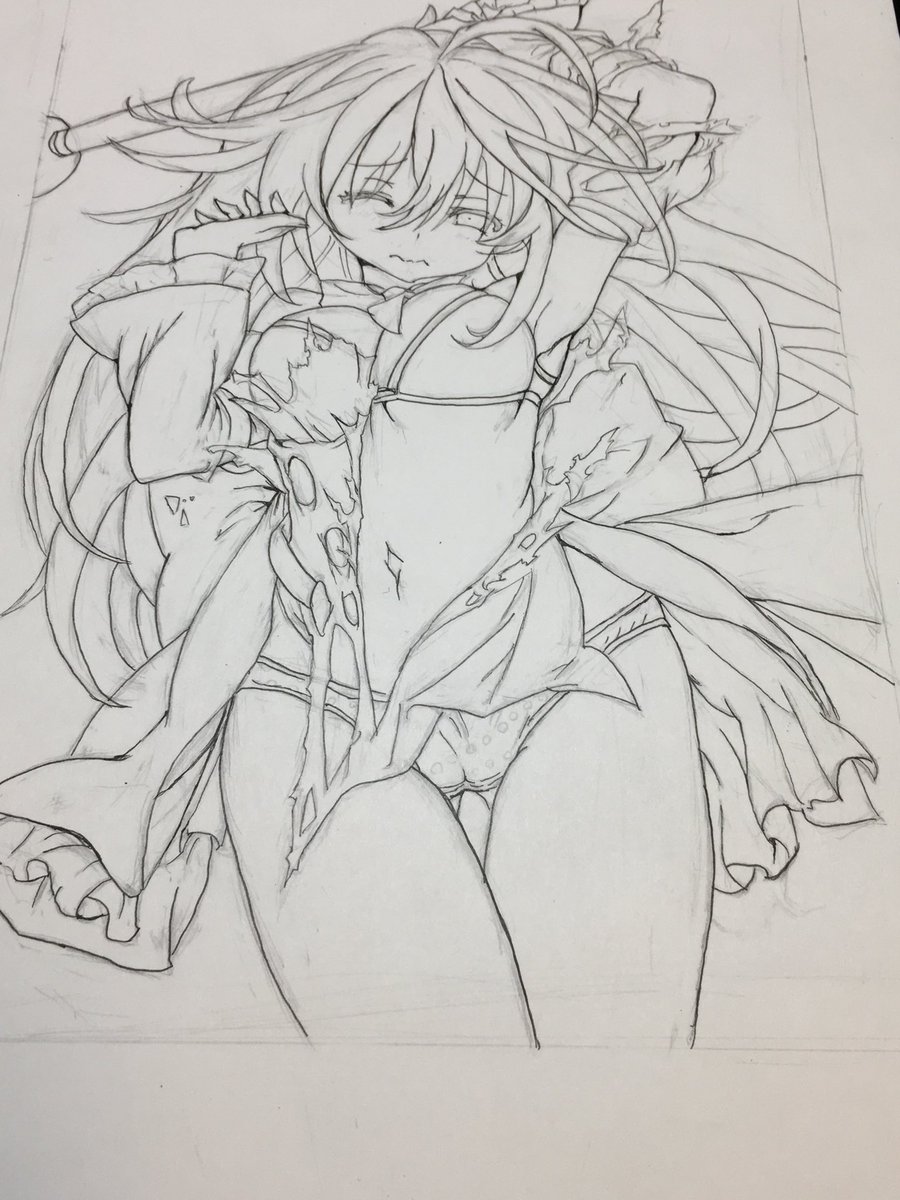 furudao's tweet photo. あとは色塗り！
＃ネトゲの嫁
＃模写
#絵描きさんと繋がりたい https://t.co/MA3IhWy7EF