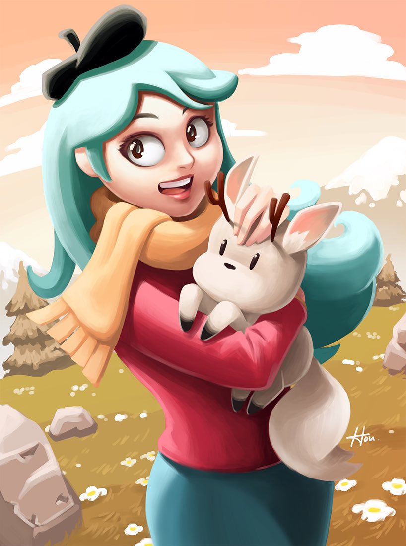 HouEvil's tweet photo. My fan art of Hilda from Netflix, love the art style! #hilda #fanart #netflix #HildaNetflix #art #digitalart #illustration https://t.co/1kZg8XgKFP