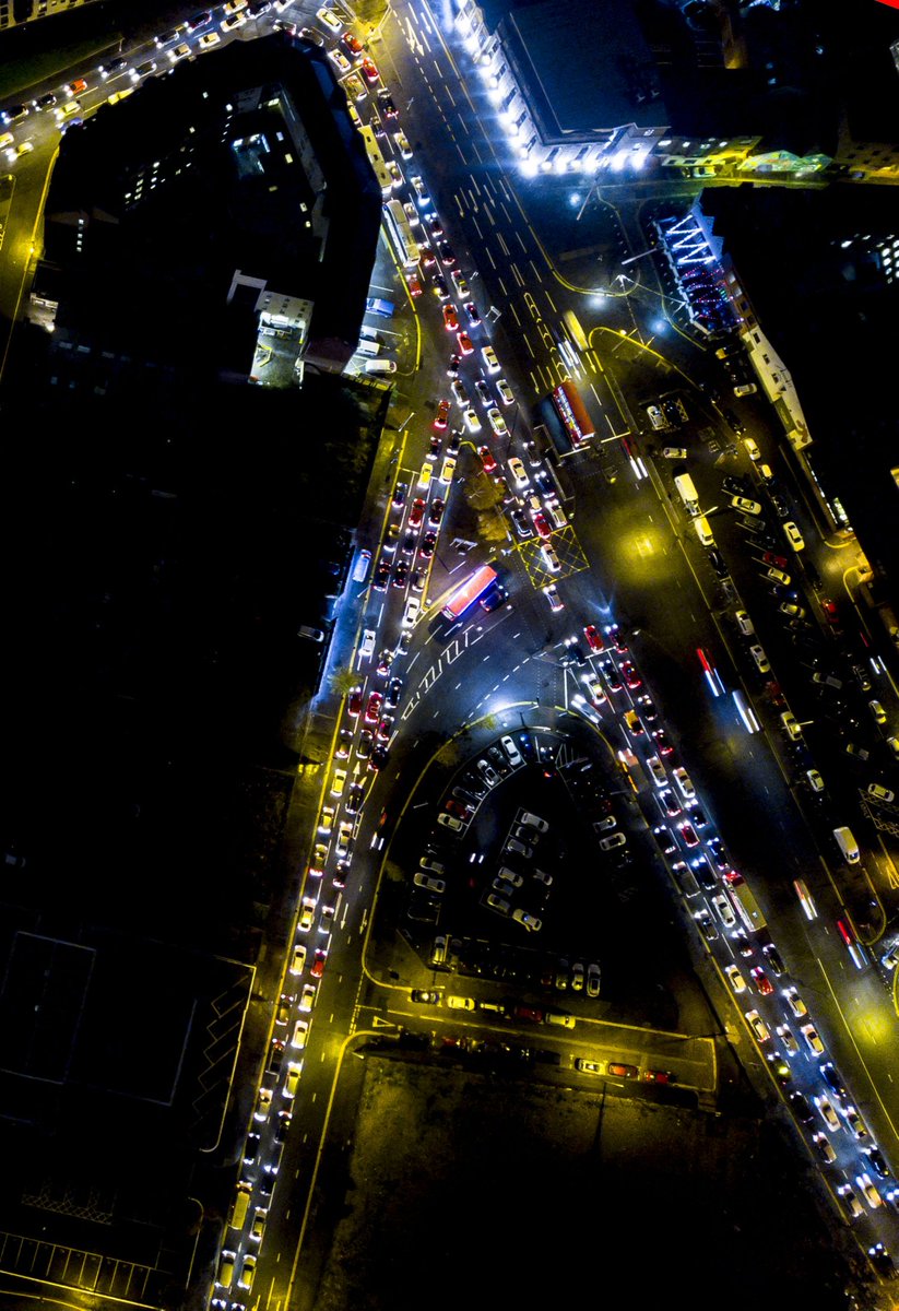 BelTel's tweet photo. Gridlock Belfast: City's traffic chaos revealed from the air - from @Kscott_94
https://t.co/9ic2B5jdw4 https://t.co/wHHnrX2fZC