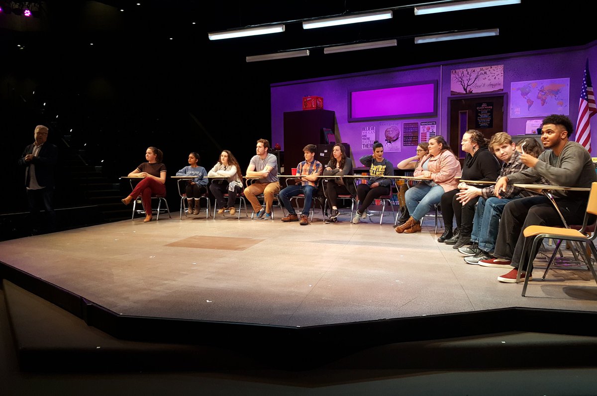 TheatreatCentre's tweet photo. Another day, another talk back! #JohnProctoristheVillain #newplays #womenplaywrights #twomoreshows Nov 9-10 at 8pm @kbelflower @PadraicLillis @TheFarmTheater #goseelivetheatre https://t.co/sz4lCJLrtV