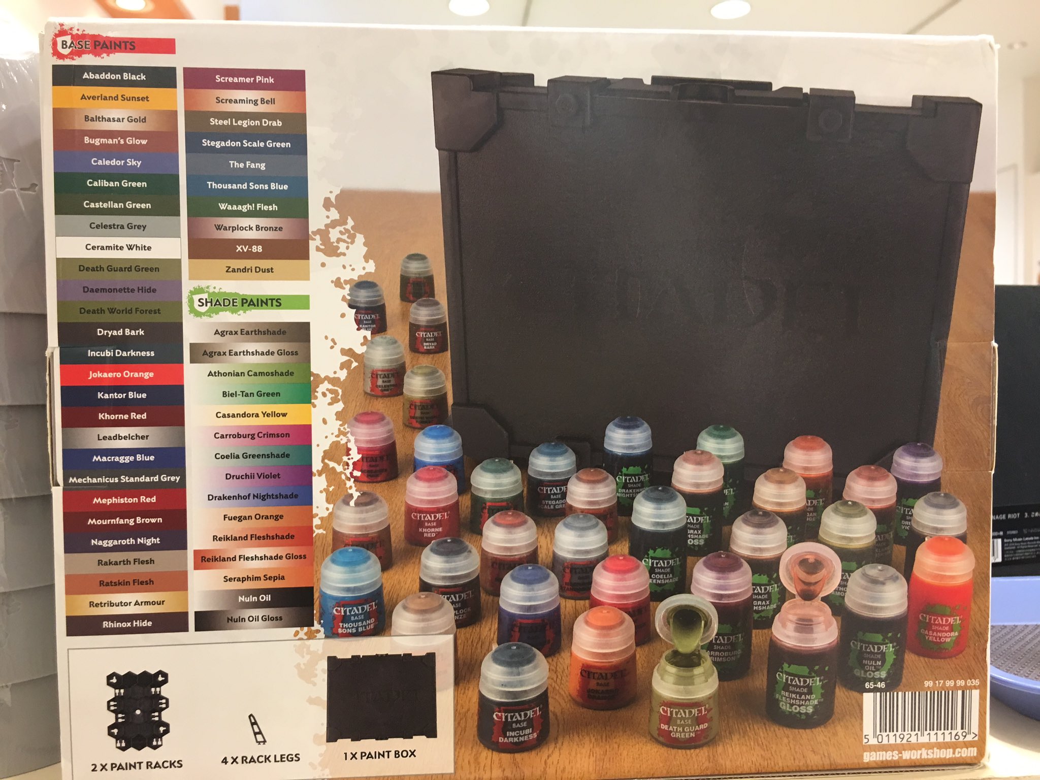 PEINTURE - CITADEL BASE AND SHADE PAINT SET (52)