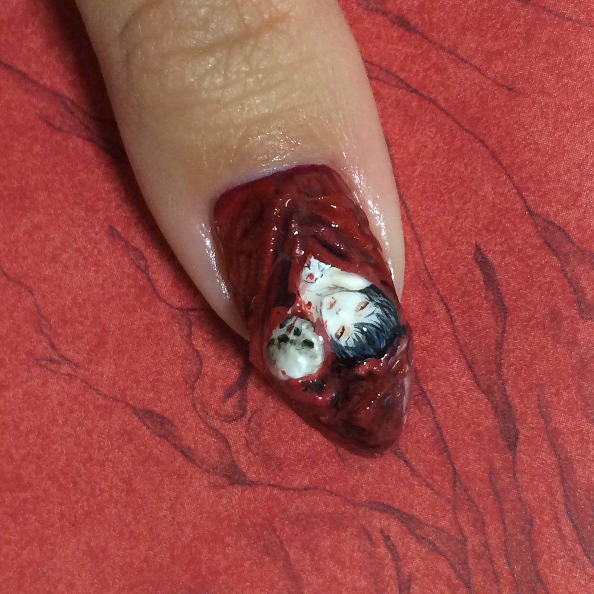 sanguine147's tweet photo. #山本タカト
#山本タカト展
#ノスフェラトゥ
#NOSFERATU
#REDSHEETS https://t.co/Nuv7gGmDBr