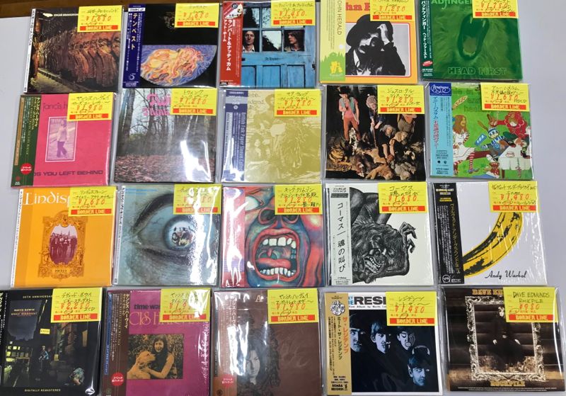 borderfukuoka's tweet photo. 【CD新入荷情報】
大滝詠一、はっぴいえんど関連などをまとめて出品！そしてロックは紙ジャケを大放出！！UKロック、フォーク、SSW、プトグレなどのマニアックなところがかなりあります！お早めに！
#ボーダーラインレコーズ福岡店 #中古CD #大滝詠一 #はっぴいえんど
#紙ジャケCD #BORDERLINERECORDS https://t.co/z82Cv9ShXz