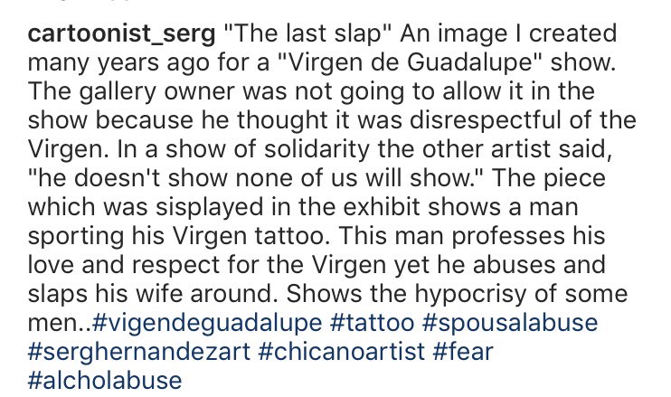 tonialexis__'s tweet image. The Last Slap by Cartoonist Serg #spousalabuse #chicanoart