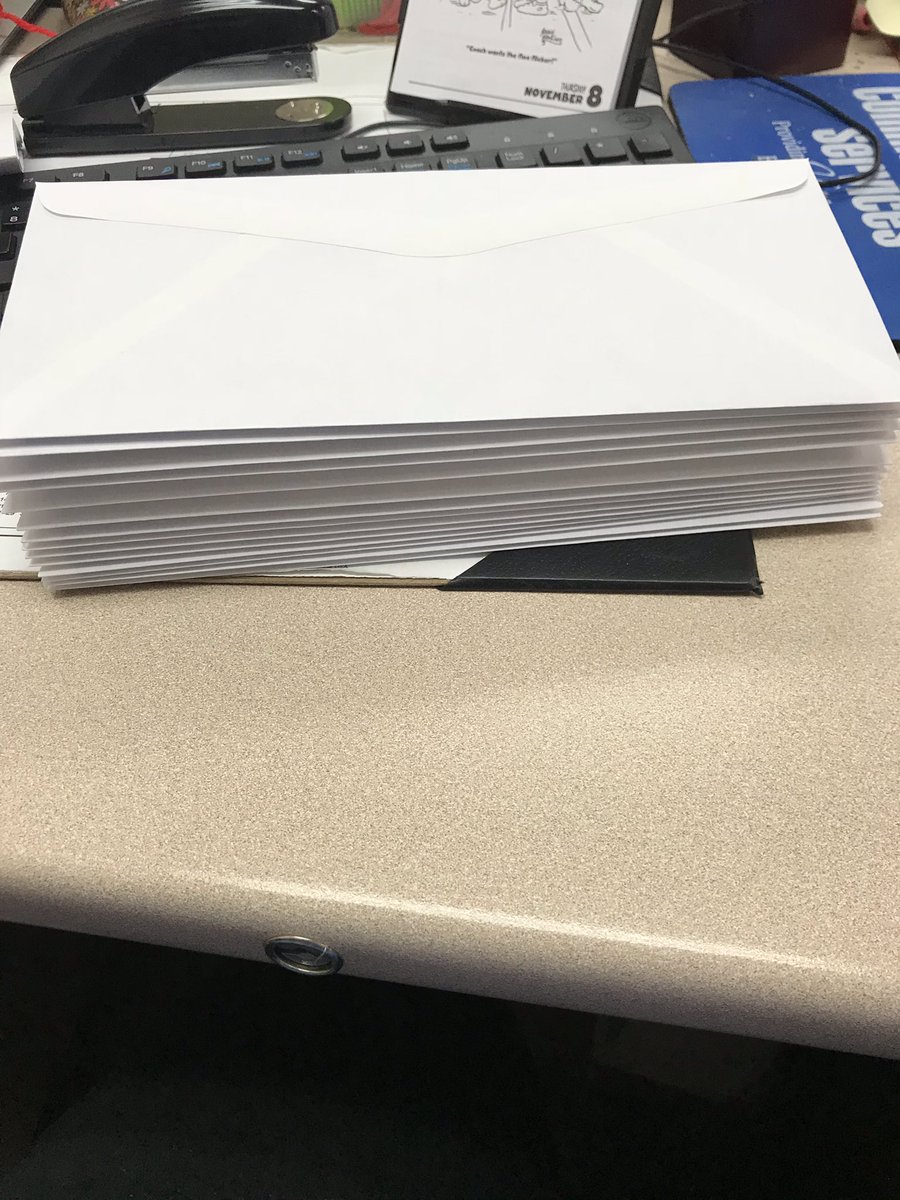 samballet's tweet image. Finished up this round of outreach to my caseload. The post office must be thrilled 
#socialworkproblems