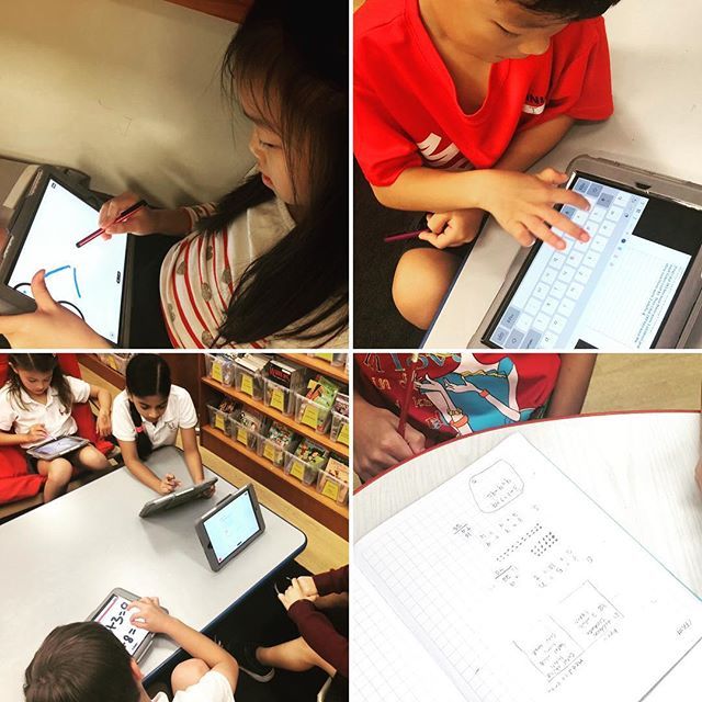 WilcoxSusannah's tweet photo. #problemsolving In math. Students had a choice of 3 different problems, each varied in difficulty. They could all choose to work on #Moxtra their math journals or whiteboards. Even allowing a little choice makes a big difference to ensuring engagement an… https://t.co/SI4JorVwJu https://t.co/9LT9IfTAXh