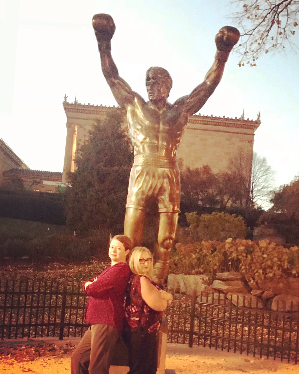 ElizabethSloanD's tweet photo. Yeah- we are not to be messed with... #oadn2018 #Philly #Philadelphia #rockybalboa https://t.co/fcjFPj016n