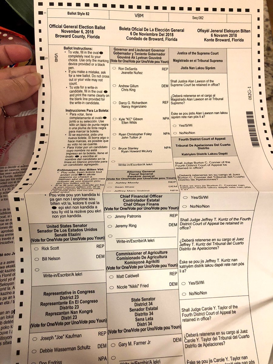 🔥FLORIDA VOTER FRAUD🔥

My friend <a href="/ElisaSarmento/">Elisa Maciel Sarmento</a> moved to Minnesota from Broward County FIVE years ago. 

They sent her a Florida ballot in the mail. 

Please retweet this &amp; make this go viral. <a href="/DonaldJTrumpJr/">Donald Trump Jr.</a> <a href="/RealJamesWoods/">James Woods</a> <a href="/ScottforFlorida/">Rick Scott</a>   @RonDeSantisFL

#FloridaVoterFraud