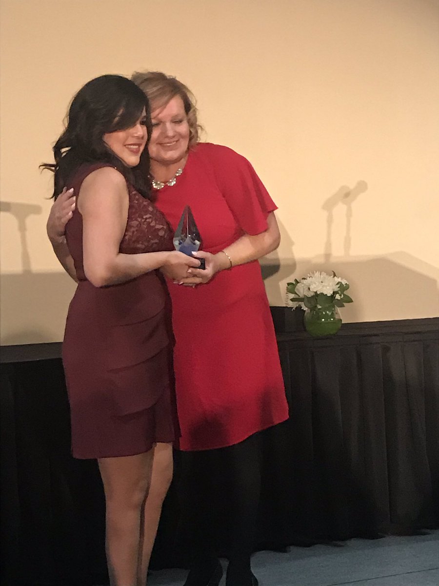 prsaie's tweet photo. 👏 Well deserved to @mpearson07 for winning the #SpiritofPR award! You rock! #APR #PRSSA #PolarisAwards https://t.co/JRf25D4LOL