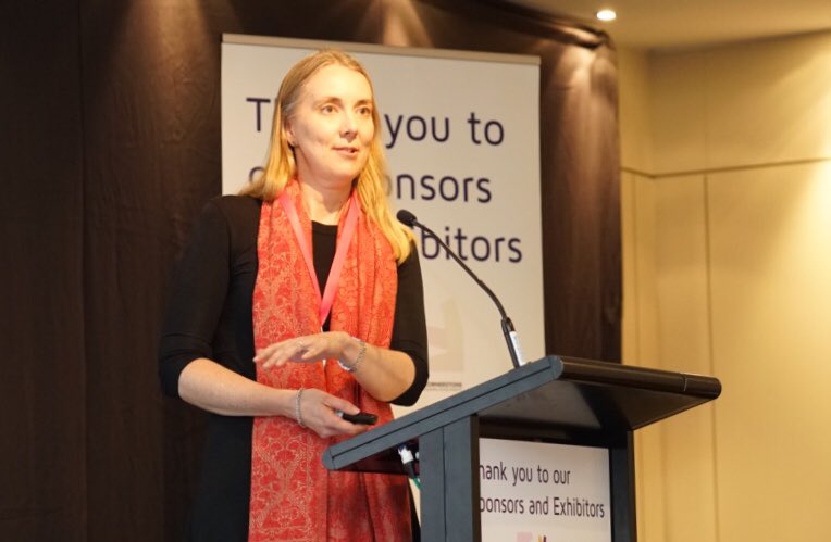 NBMLHD's tweet photo. “Stigma is everywhere... are we really just seeing a failure of the individual?... In my clinic I’m seeing obesity as a disease” - Dr Kathryn Williams, Clinical Lead of the Nepean Family Metabolic Health Service. #TogetherBetterHealth #NBMLHD18 https://t.co/ZhNnFMc08X