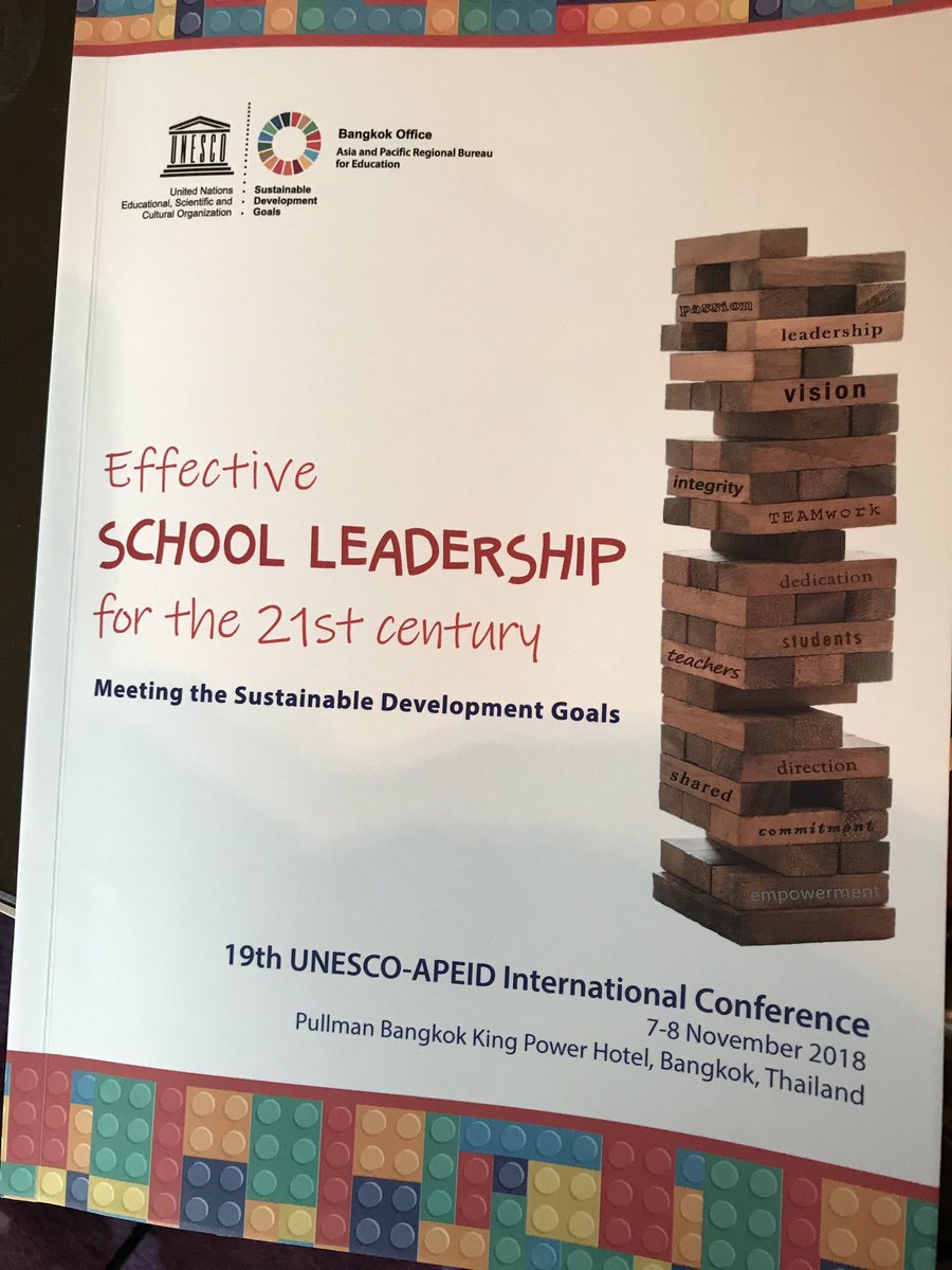renieducation's tweet photo. It was a honour to share our efforts at @SLNIndia on System Leadership at the 19th @UNESCO_AsiaPac Conference on Effective School Leadership for the 21st century at Bangkok today. #APEID #schoolleadership #edleaders #EdLeadership #UNESCO #APEID #SchoolLeadership #SLNIndia https://t.co/FDkKUGL2Za