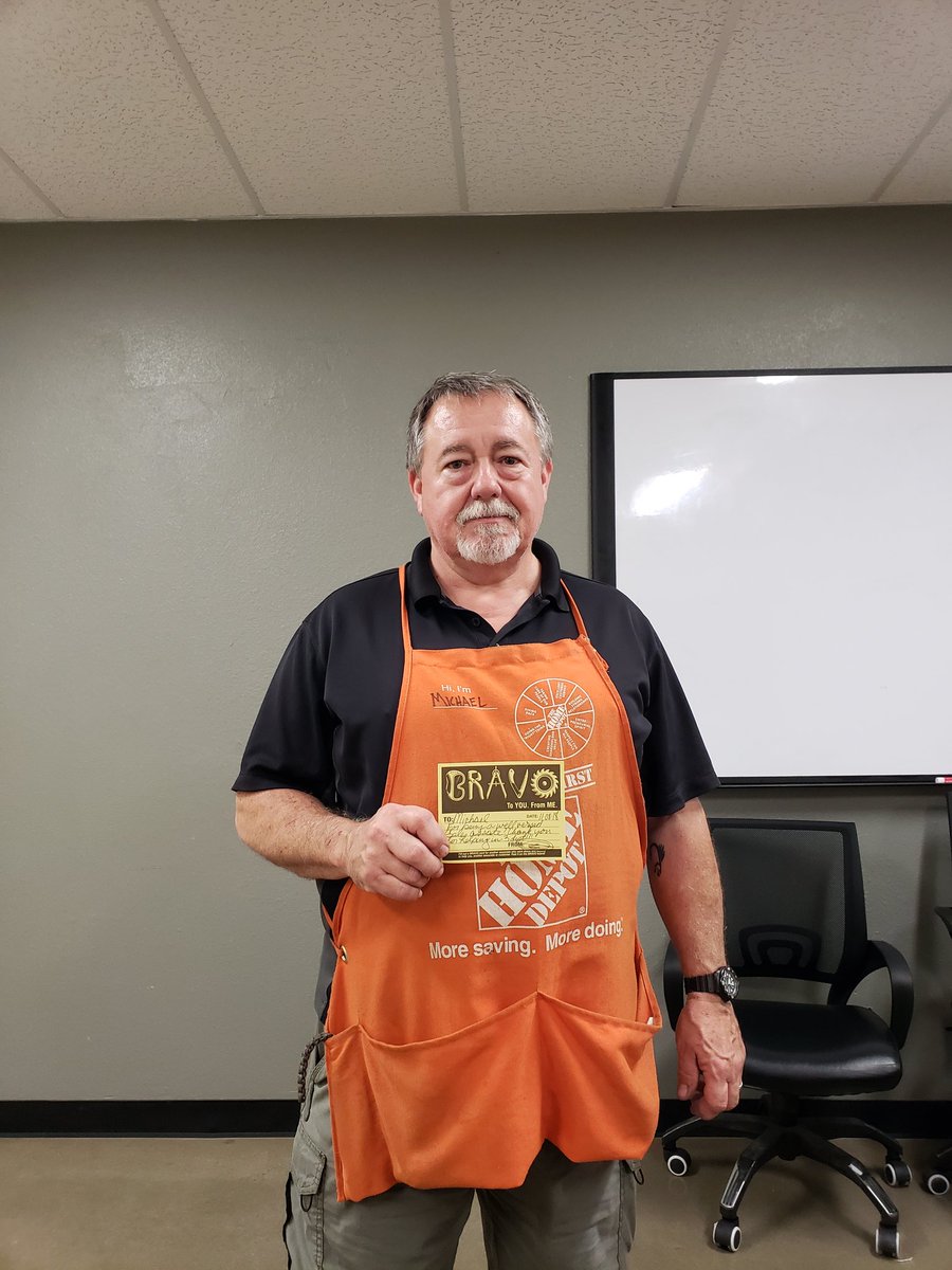 Knows electrical, hardware, and plumbing!!!! Helping our customers in three..3 different departments!!! Your a rock star Michael!!!!