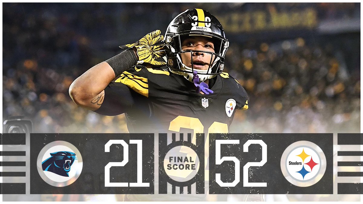 SportsCenter's tweet photo. The Steelers put up 52 on the Panthers 😮 https://t.co/5bdrDs9GHz