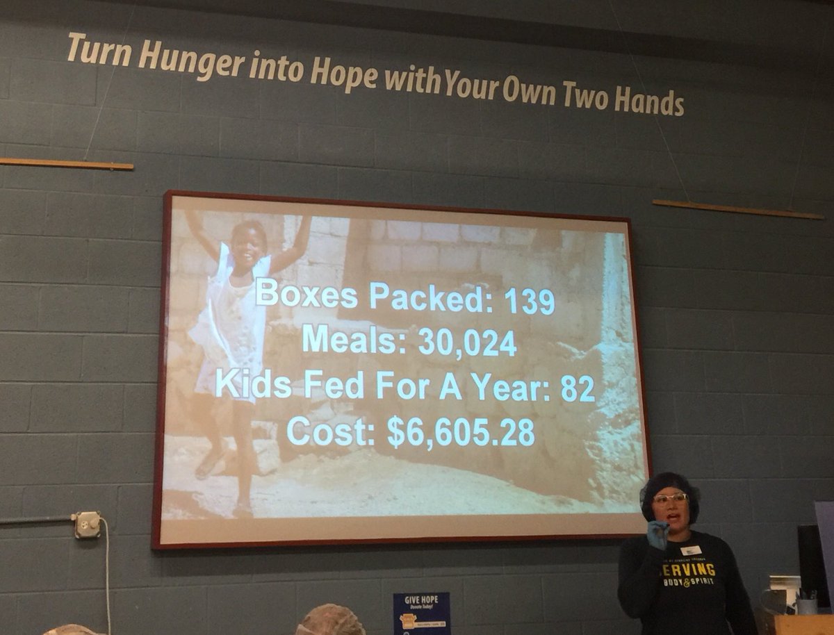 P50F_Chicago's tweet photo. P50F - Chicago - packing meals at Feed My Starving Children partnering with FACES!  Always a great time!! https://t.co/ZlCoHJY1Mp