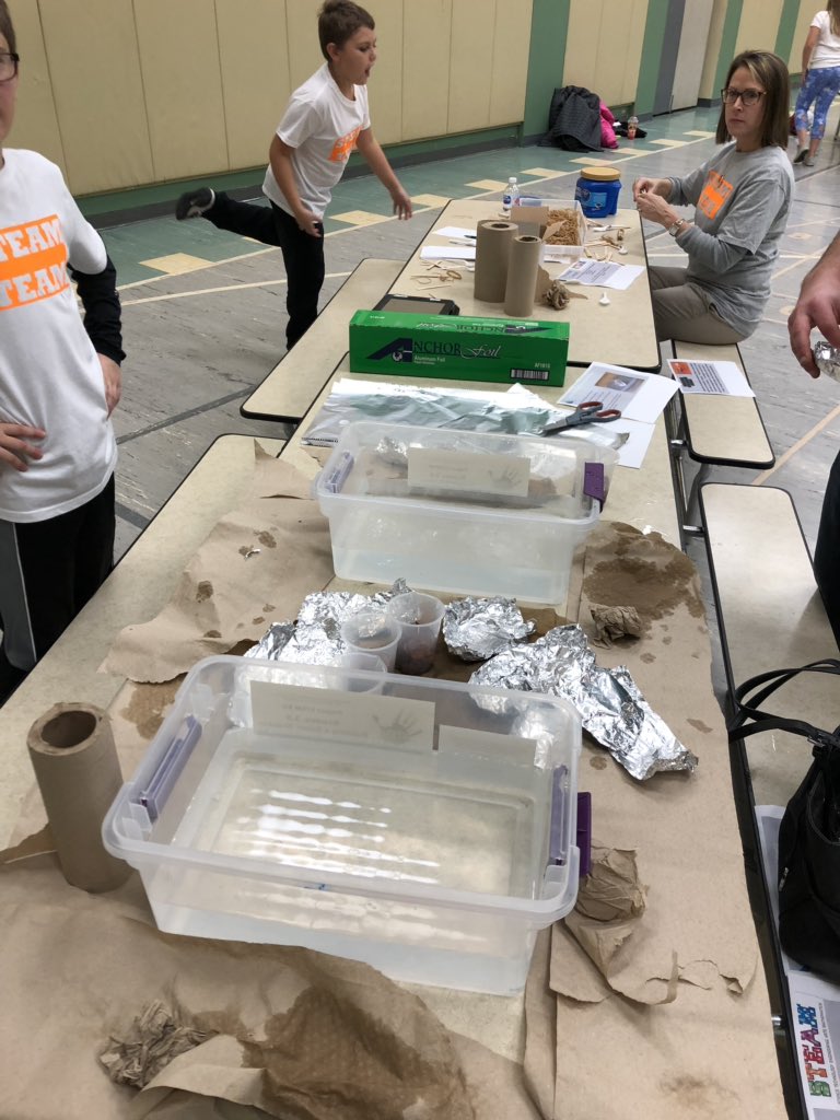 ScottSetzenfand's tweet photo. What an amazing Family #STEAM night @EC Hartman with @Perry_Hartman. These kids were so excited to talk About #STEAM and the #wolverineworkshop! Thank you to the awesome teachers and parents for your support...wouldn’t have happened without you. #EC__Proud https://t.co/0fzld9Qc8t