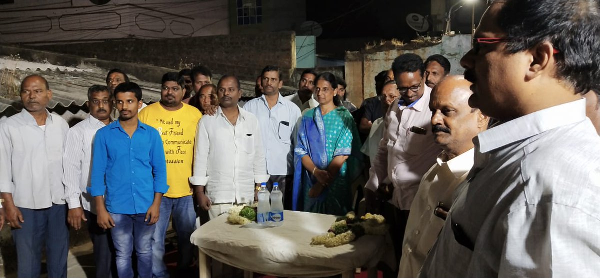 SabithaINC's tweet photo. మహేశ్వరం నియోజకవర్గం, సరూర్ నగర్  డివిజన్ లోని జింకల భావి కాలనీ, శ్రీనివాస కాలనీ మరియు బాలానగర్ కాలనీ అసోసియేషన్ వారు ఏర్పాటు చేసిన  సమావేశంలో పాల్గొనడం జరిగింది. #SabithaIndraReddy #Maheshwaram https://t.co/CQSS75DgbS
