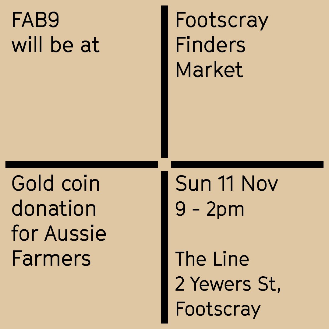 We will be at Footscray Finds Market 'Bale Out' Aussie Farmers Fundraiser this Sun 9-2pm. Sausage sizzle, concert, unique stalls &amp; raffle - it's going to be a fun filled day in Footscray! Our small 3D printer will be on demo. maribyrnong.vic.gov.au/festivalcity/A… #3dprinter #aussiefarmers