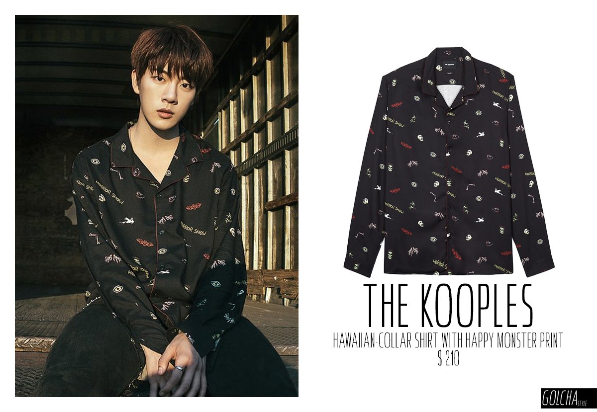 GOLCHAstyle's tweet photo. [#JIBEOMstyle] THE KPPOLES, HAWAIIAN-COLLAR SHIRT WITH HAPPY MONSTER PRINT
📌 https://t.co/IBq0eDkGZp

#골든차일드 #골차 #ゴルチャ #GOLDEN_CHILD #โกลชา
#김지범 #지범 #ジボム #JIBEOM #จีบอม
#GOLCHAstyle #KpopFashion #KpopStyle https://t.co/yqEuXBuSkx
