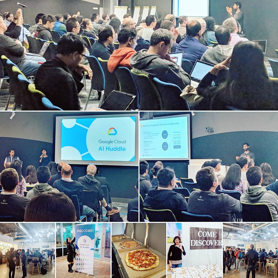 MikkiPhan's tweet photo. Anand Iyer gave a great talk this evening on how to perform ML pipeline orchestration with rapid experimentation on Google Cloud!
Stay tune for Cloud AI Huddle's next month Meetup (https://t.co/vP6rpVM5CG)!
#googleaihuddle #machinelearning #googlecloudplatform https://t.co/ypB4fV8lid