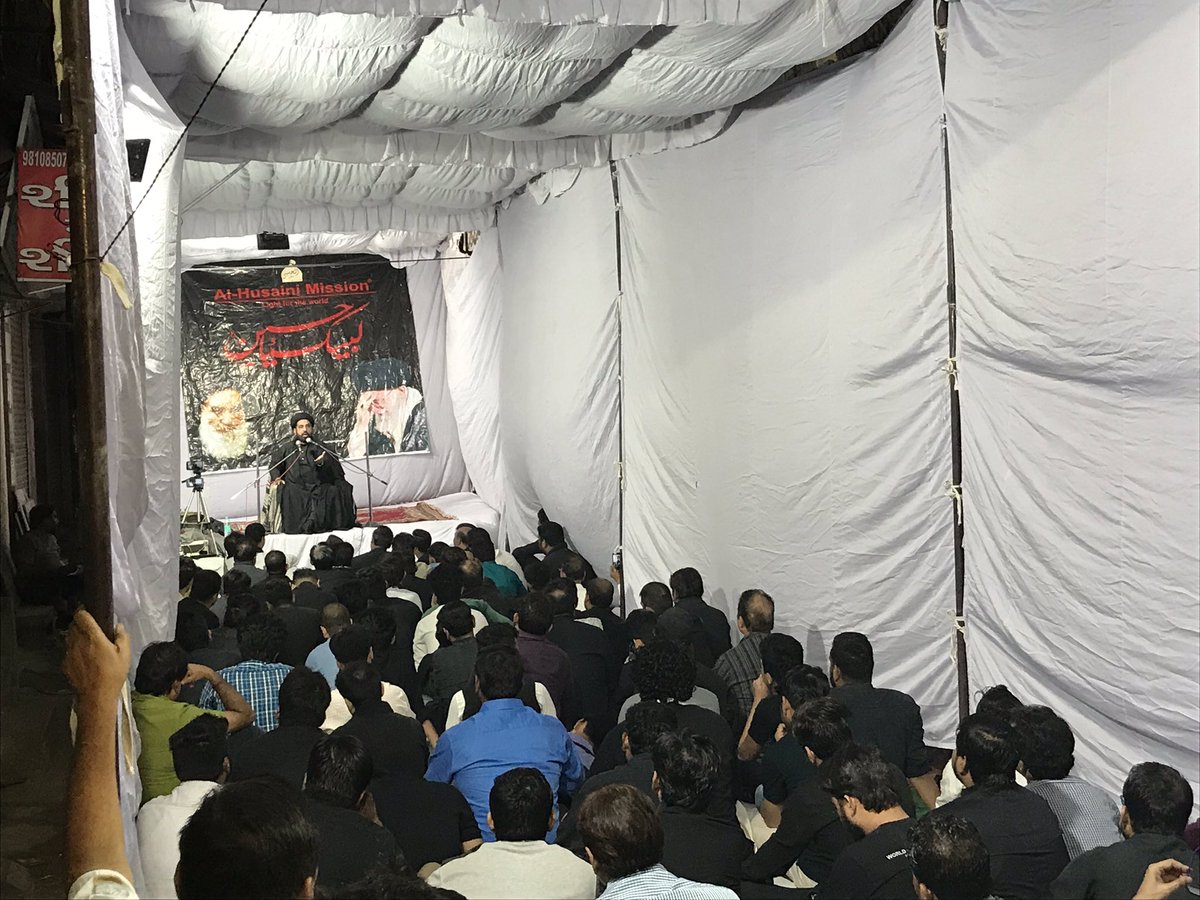 ahm_org's tweet photo. Maulana Syed Razi Imam Sahab 
Shab-e-Bedari 1440 Hijri Laxmi Nagar Delhi India https://t.co/9Aw9C49p1l