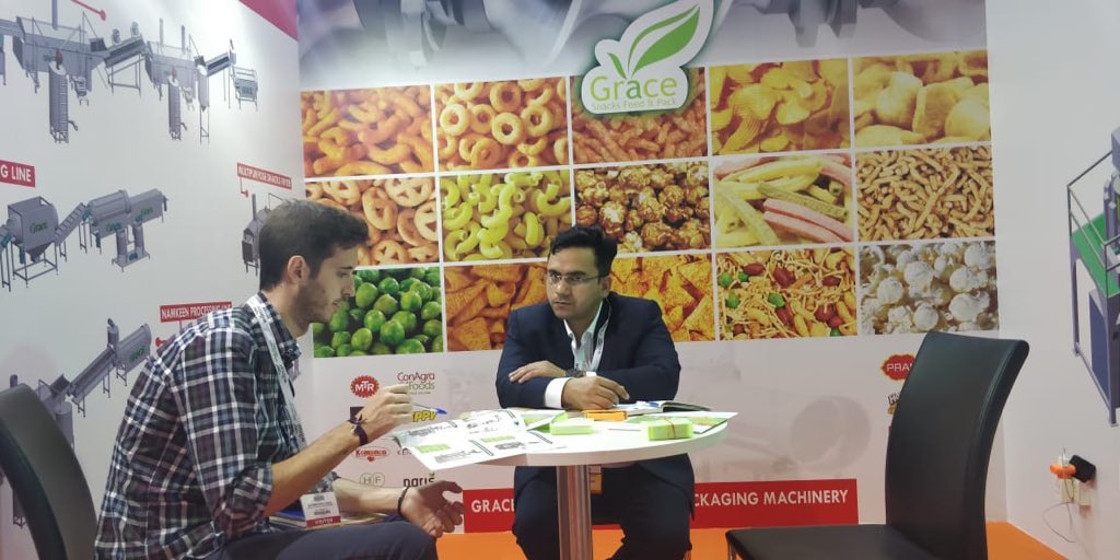 GraceMachinery's tweet image. Thank you for visiting us at Gulfood Manufacturing, hope to see you again next year in Dubai. We had amazing three days at the show @GFManufacturing #GulfoodManufacturing #foodmanufacturing #savourysnack #potatochips #processing #packaging #مطر_الرياض #يوم_الجمعة