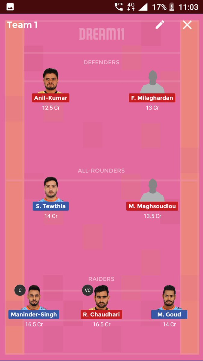 CricketWweFact1's tweet photo. JAIPUR VS UMUMBA
TELGU VS BENGAL
#TELVSBEN
#JAIVSMUM
#Dream11
Join telegram channel-
https://t.co/YJ9QIb1XcF https://t.co/dz3DEtuKk9