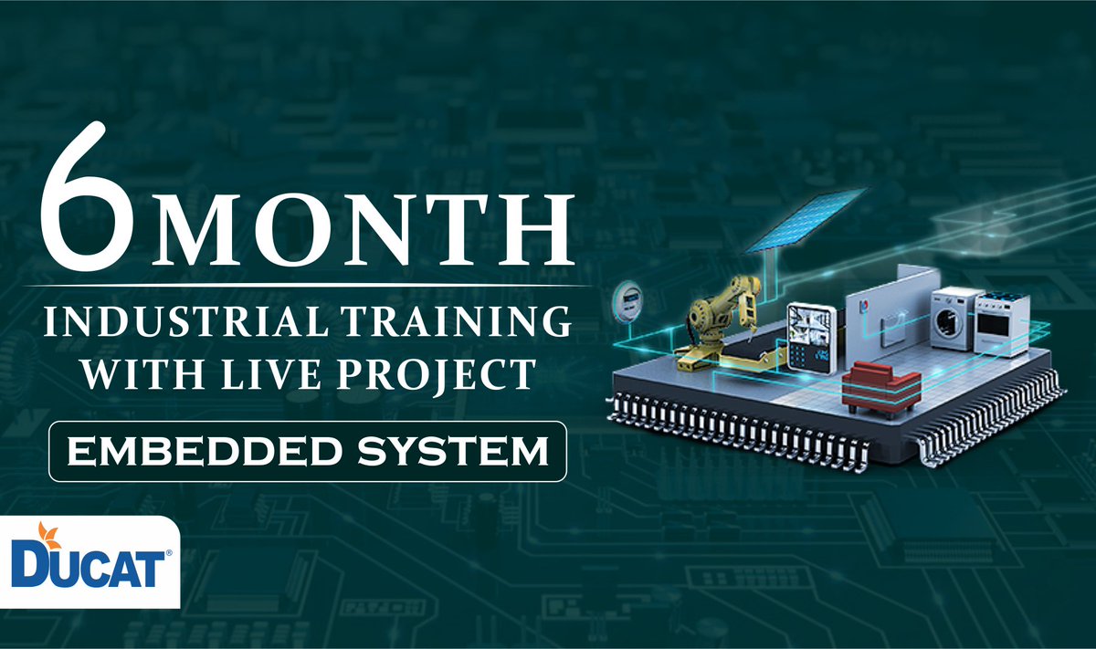Ducat_education's tweet image. Join EMBEDDED SYSTEM TRAINING PROGRAM @ Ducat
For More info call us @ 0120-4646464 | 09871055180
Visit Us : bit.ly/2QvaHK2
#Embeddedtraining #ittraining
