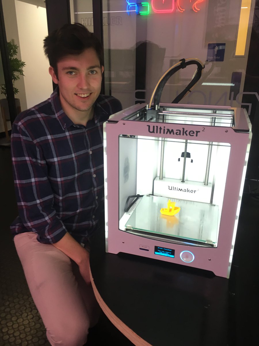 space3ed's tweet image. Very excited to have @X3D_Printing onboard as a partner with SOLDER Prototyping Lab. Thank you for our new @Ultimaker printer! Looking forward to creating some cool things. #3dprinting #prototypinglab