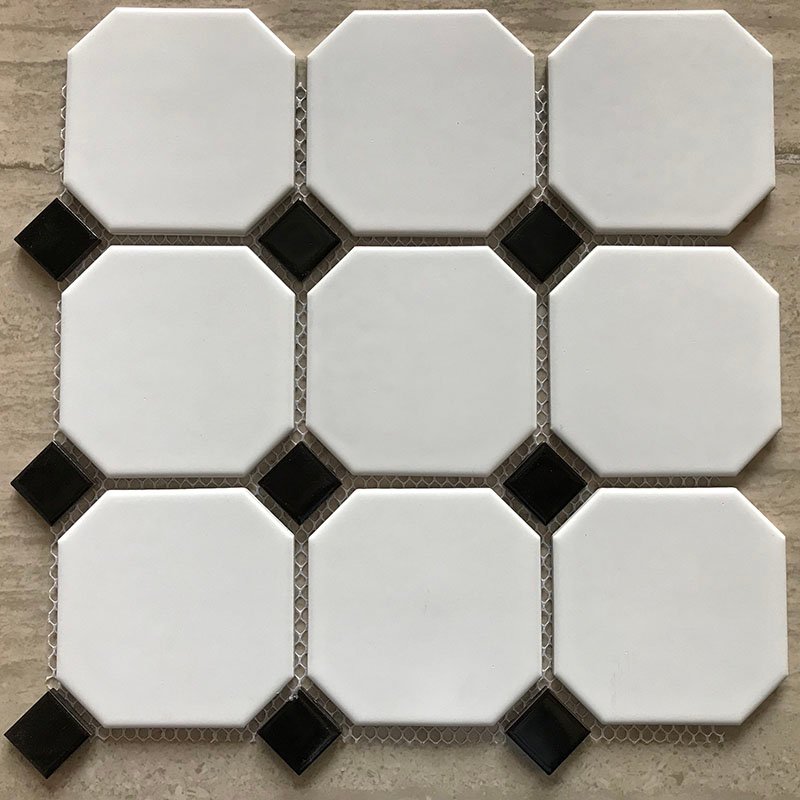 rucaixia's tweet image. Other products are overshadowed by the more attractive transmulation glaze . octagon floor tile, white grey tile, black floor tiles rjmosaic.com/ceramics-mosai…  #Transmulationtile #Waterprooftile