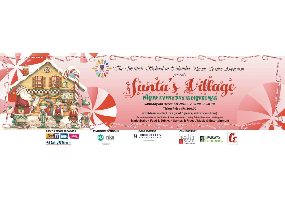 Bsc Principal On Twitter The Bsc Pta Presents Santa S Village
