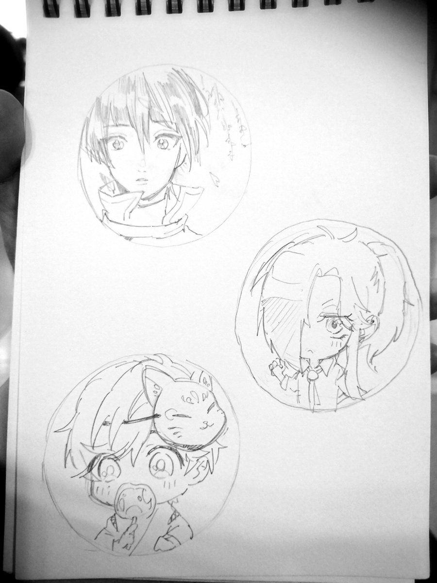 #いいねした人のアイコンをシャーペンでさらさら自分の絵柄で描く見た人もやる 

ありがとうございました～!!ヽ('▽`)/ 
