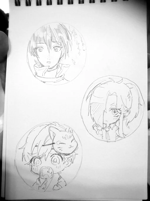 #いいねした人のアイコンをシャーペンでさらさら自分の絵柄で描く見た人もやる 

ありがとうございました～!!ヽ('▽`)/ 