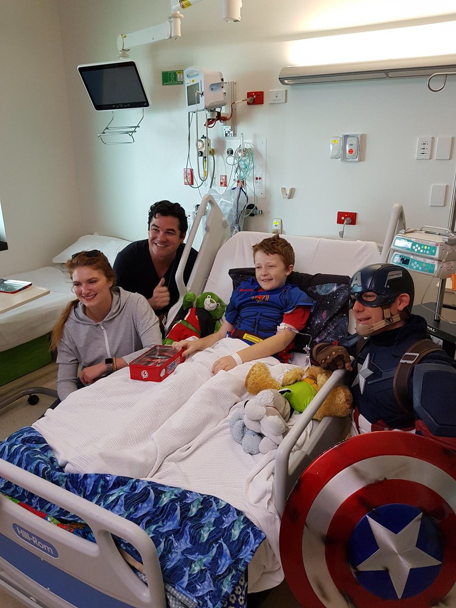Deancain's tweet photo. Spent the morning in Brisbane with some Superhero children at the children’s hospital! #SuperTees doing some terrific work for the kids!
Insta : #the_supertee_project
Facebook: @thesuperteeproject https://t.co/5Rn2oPBjYE