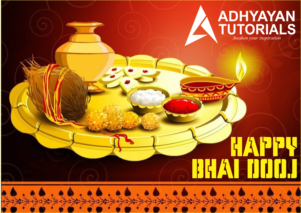 AdhyayanClasses's tweet photo. This Bhai Dooj celebrate the unbreakable bond of brother and sister. 
#HappyBhaiDooj #AdhyayanTutorials #Adhyayan #BhaiDooj #AT https://t.co/Z2IarRSbNZ