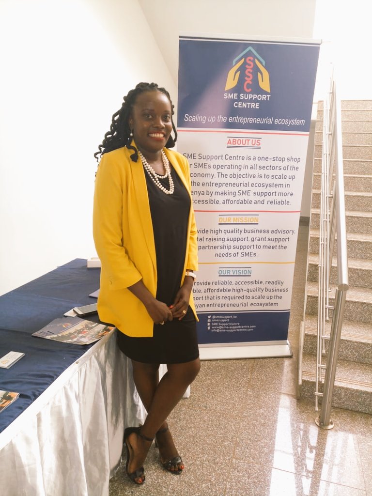 smesupport_ke's tweet photo. Our team led by our CEO @LindaAOnyango ready at the #IgniteMySME Conference where she will be speaking about investment readiness as part of growth through excellence @VickyRubadiri @StrathU @FactsAfrica1 @USAIDAfrica @Versatilepics @MEDA_KENYA https://t.co/5JIwfxfWA5